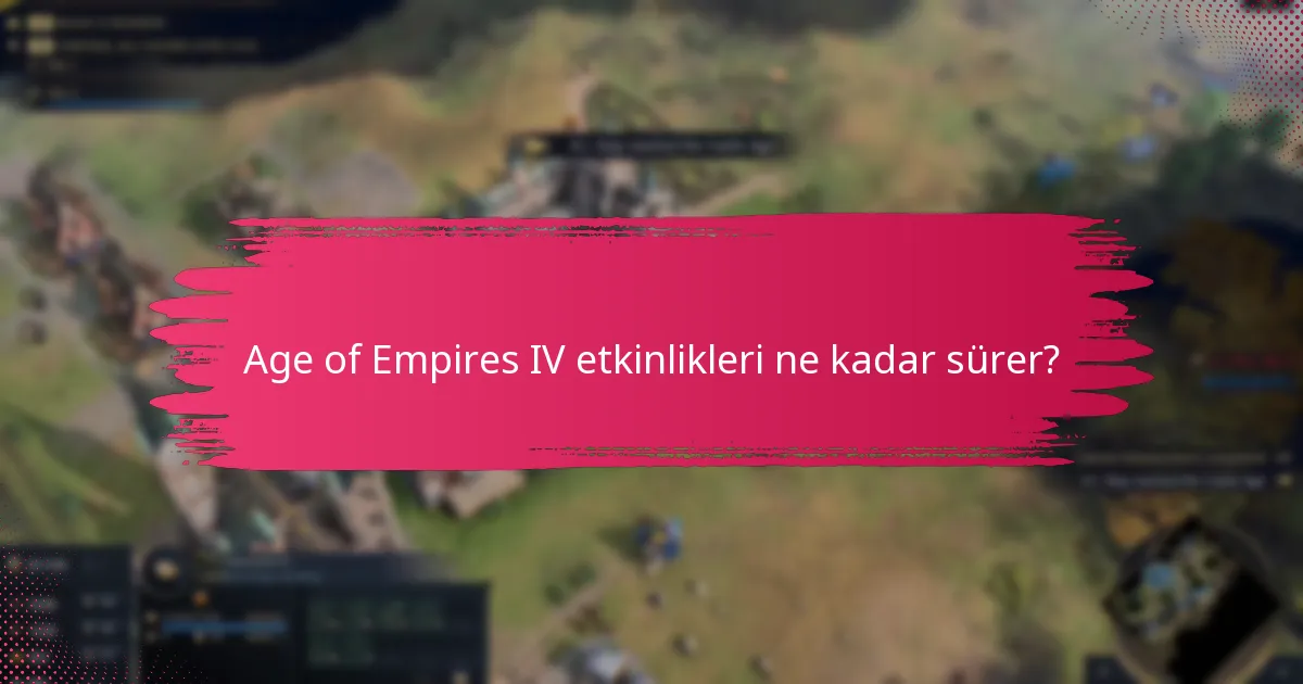 Age of Empires IV etkinliklerinde ödül katmanları nelerdir?