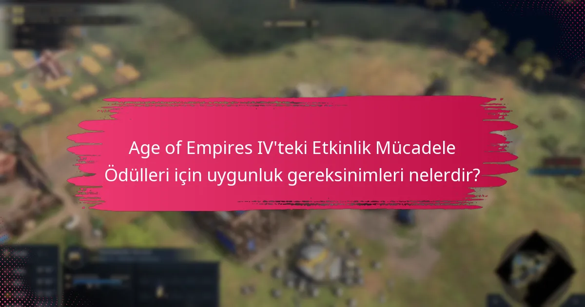 Etkinlik Mücadele Ödülleri için talep süreleri ne zaman?