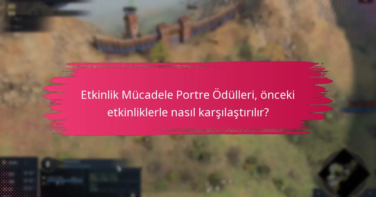 Etkinlik Mücadele Portre Ödüllerinin nadirlik seviyeleri nelerdir?